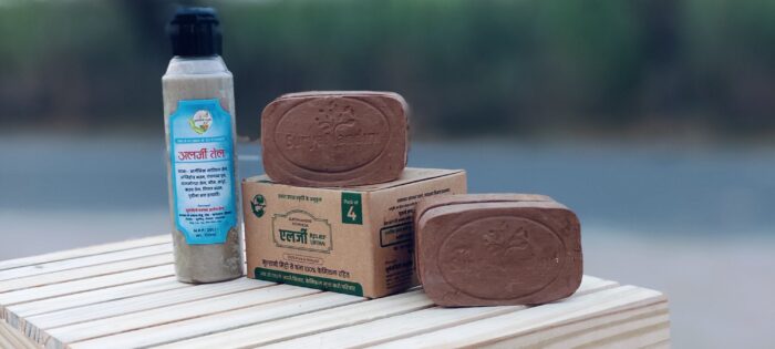 Multani Mitti Allergy Soap 4 pic+Allergy Oil kit - Image 3