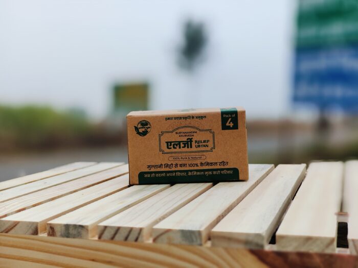 Multani Mitti Allergy Soap 4 pic+Allergy Oil kit - Image 4