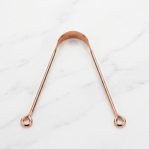 Pure Copper Tongue Cleaner – 100% Solid Copper